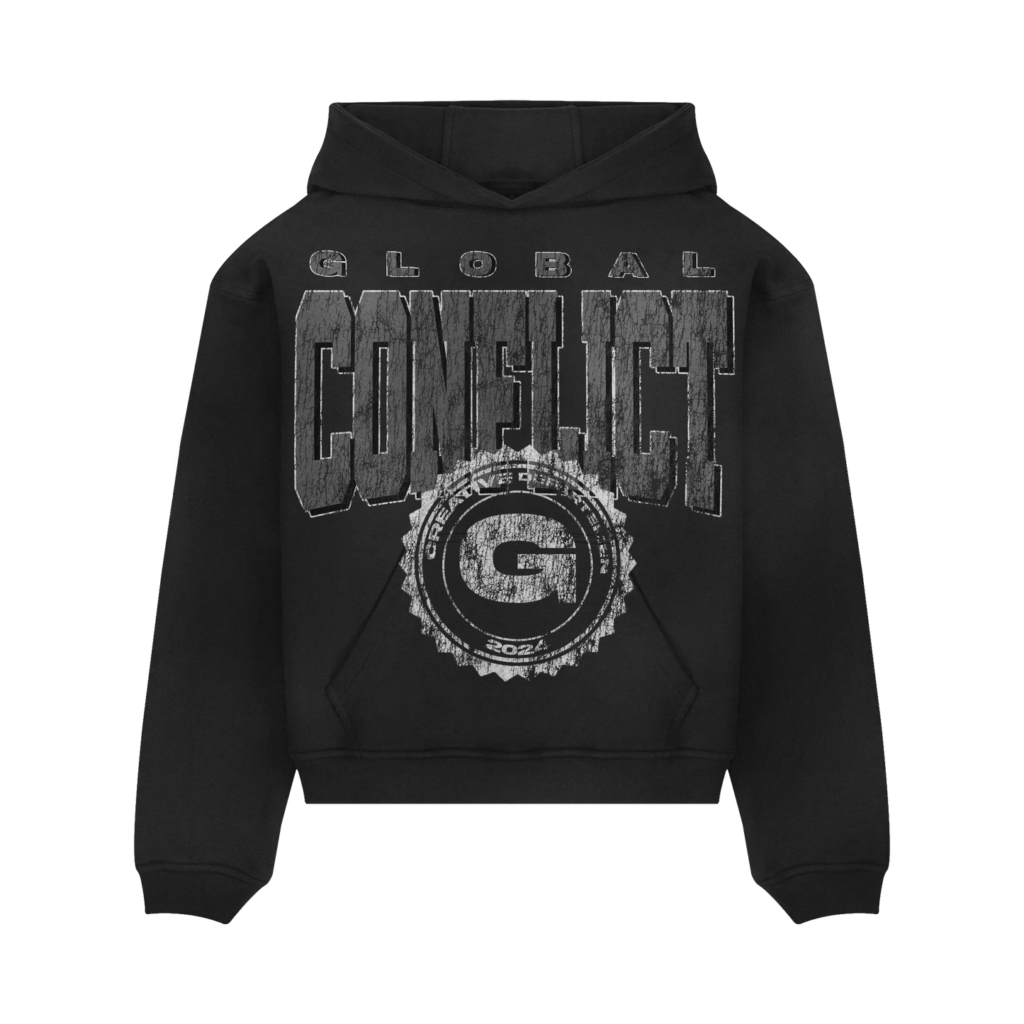 GLOBAL CONFLICT “ G” HOODIE